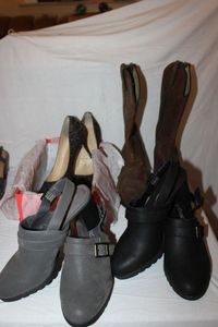 lot 80 image: Ladies Durango Boots, Ivanka Trump High Heels, and other Fashionable Shoes.. Size 6 and 6.5