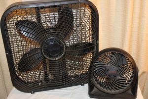 lot 156 image: Large and small Fans