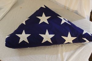 lot 159 image: Large American Flag, Size in Photos