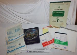 lot 168 image: Accounting Ledgers and Drafting Paper