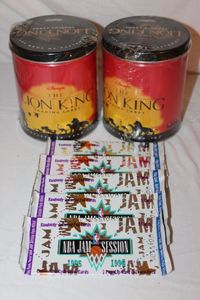 lot 174 image: Factory Sealed Lion King Trading Cards and NBA Jams Trading Cards
