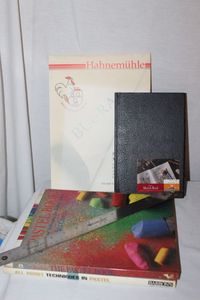lot 247 image: Art Books and Sketching Tablets