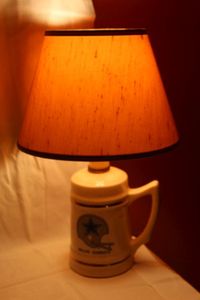 lot 254 image: Cowboys Lamp