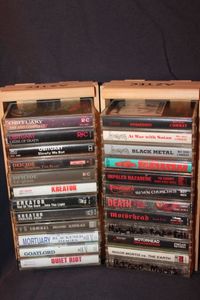 lot 255 image: Cassette Tapes with Holder