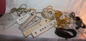 lot 295 image: Extension cords and busbars