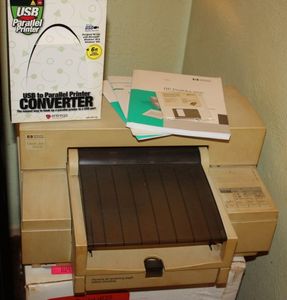 lot 299 image: Vintage printer and more