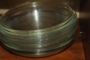 lot 123 image: Seven Glass pie plates