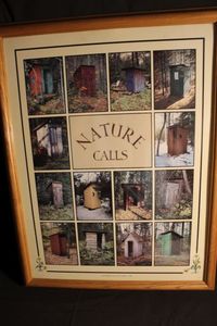 lot 490 image: Framed Nature Calls Picture