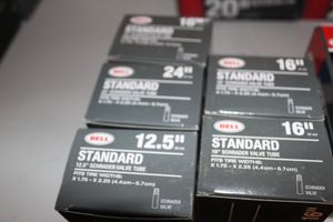 lot 514 image: Replacement tubes Sizes as shown