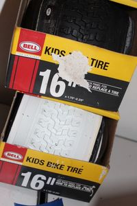 lot 523 image: Replacement 16 bike tires