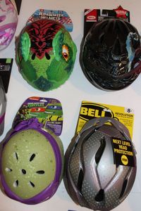 lot 526 image: Four Bike Helments
