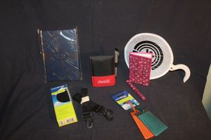 lot 455 image: Misc Items, Icluding Journals, Writing Tablets, an and Luggage Straps and Tags