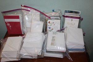 lot 492 image: Large Quantity Cards and Envelopes