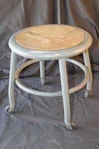 lot 591 image: Vintage Shop Stool