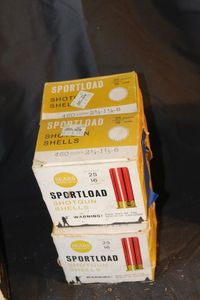 lot 602 image: 16 Gauge Shot Gun Shells, 4 boxes NO SHIPPING