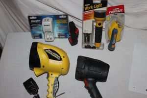 lot 629 image: Flashlights and Rechargeable Batteries