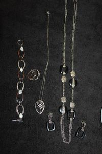 lot 378 image: Jewelry Necklaces, Earrings and Bracelet Some Stamped 925