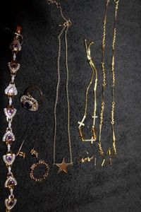 lot 379 image: Jewelry Bracelets, Earrings, Necklaces and Rings, Some Stamped 925