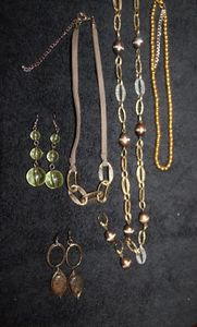 lot 388 image: Jewelry Necklaces and Earrings