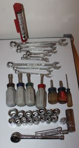 lot 87 image: Craftsman Wrenches and Sockets