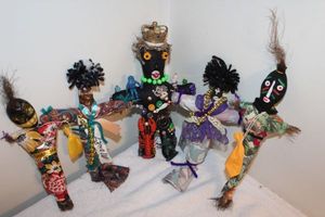 lot 90 image: New Orleans Style Voodoo Dolls