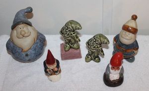 lot 113 image: Vintage Irish  Leprechaun Gnome Figurine, Gnomes and more
