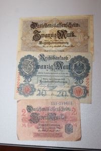 lot 136 image: Vintage German Money, 1914, 1914, 1918