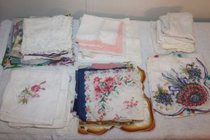 lot 180 image: Large Quantity of Decorative Hankies