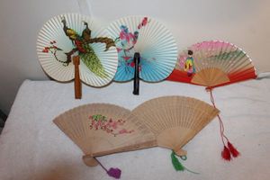 lot 192 image: Hand fans