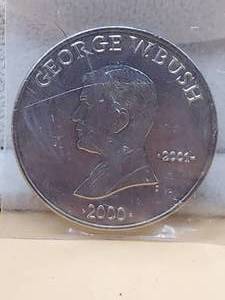 lot 55 image: 2000 George Bush $5 coin