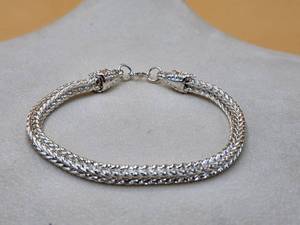 lot 62 image: Silver bracelet .999 - jewelry