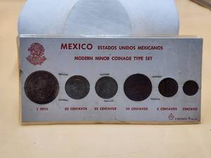 lot 136 image: Selection of coins from Mexico