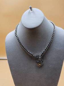 lot 228 image: silver necklace - possible Brighton