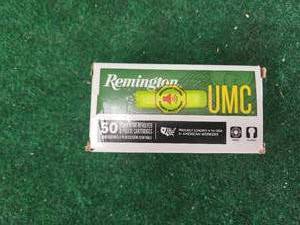 lot 68 image: Box of 50 Remington 9mm shells