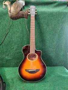 lot 140 image: Yamaha APX T2 performance electric acoustical guitar with soft case - missing electronics