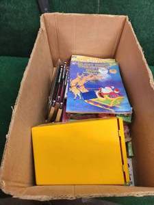 lot 203 image: Box of children activity books