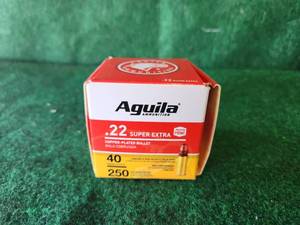 lot 267 image: Box of 22LR shells 250 rounds