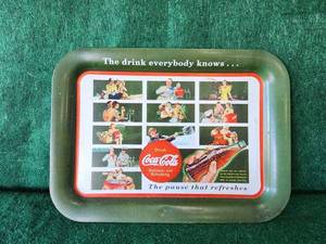 lot 273 image: Coca Cola metal tray