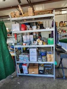 lot 286 image: Metal wire rack shelf - no contents