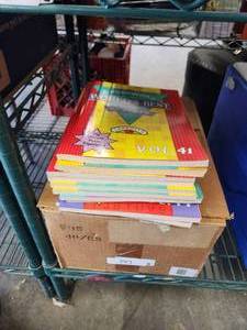 lot 343 image: Box of Crossword puzzle books