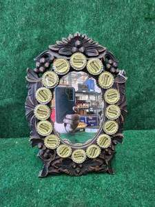 lot 381 image: Vintage milk top mirror