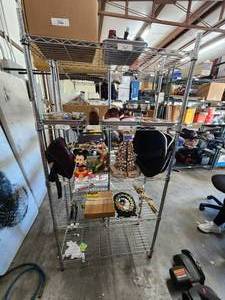 lot 369 image: Metal wire rack shelf - no contents