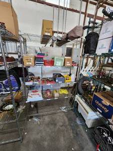 lot 404 image: Metal wire rack shelf - no contents