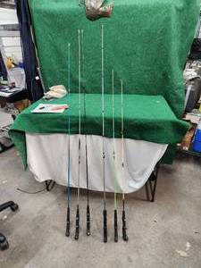 lot 405 image: Selection of fishing rods - no reels