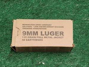 lot 467 image: Box of 9mm shells - box of 50