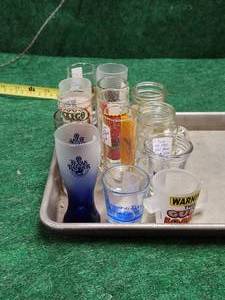 lot 477 image: Selection of collectible shot glasses