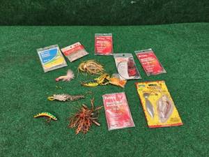 lot 657 image: Selection of fishing lures and supplies