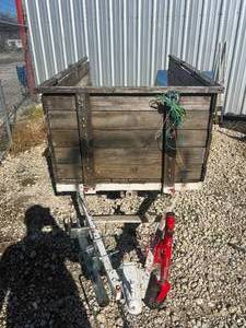 lot 164 image: Homemade utility trailer - no title