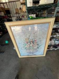 lot 298 image: Large framed artwork