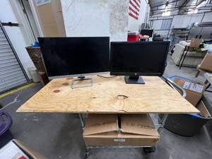 lot 496 image: Pair of computer monitors